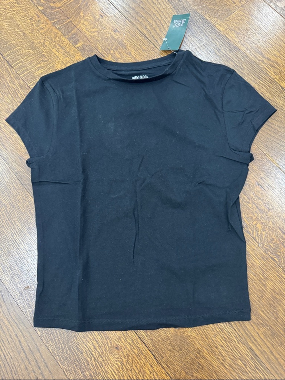 wild fable Black Crewneck Tee